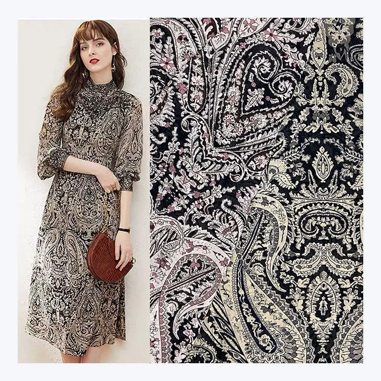 100% polyester printed chiffon fabric (11)