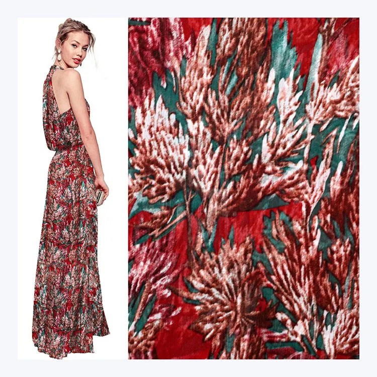 100% polyester printed chiffon fabric (2)