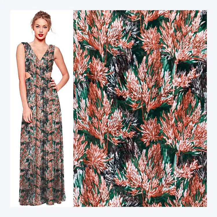 100% polyester printed chiffon fabric (4)