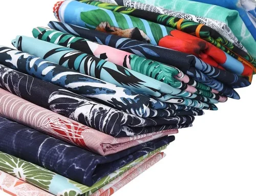 Polyester Peach Skin Printed beach Fabric