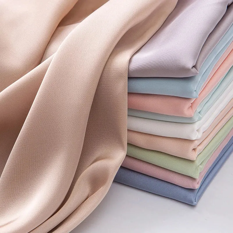 Polyester Satin Chiffon Fabric (10)