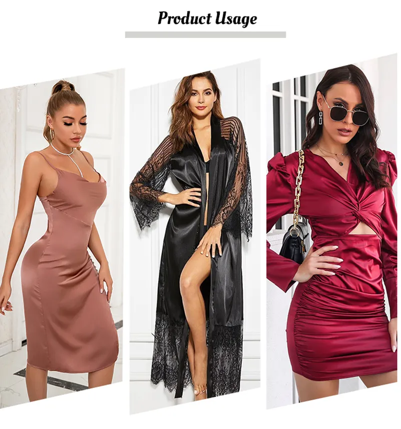 Polyester Satin Chiffon Fabric (2)