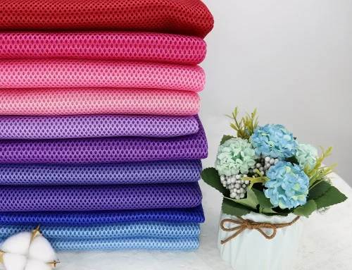 Stretch 100% Polyester Mesh Knitted Fabric
