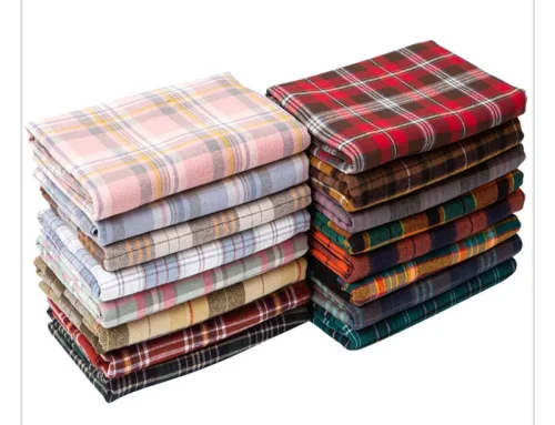 Flannel Yarn Dyed Shirt Check Fabric